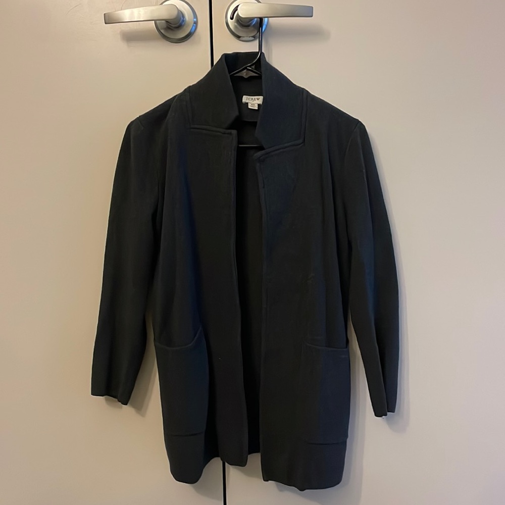 J. Crew Factory Small Dark Grey Cardigan
